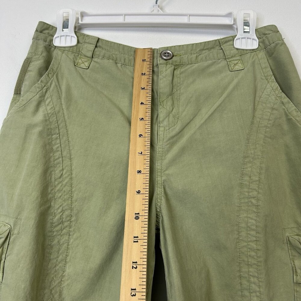 Anthropologie Cargo Joggers Pants Womens Size 26 Green Ankle - Picture 6 of 9